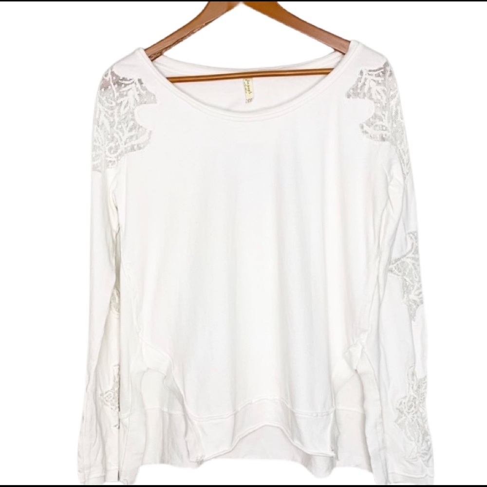 Free People Outer Sunset Jersey Top size M